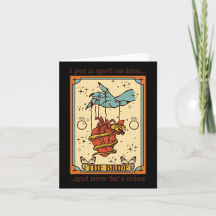 Hexe mystische Witzbräune und Gräuel, die ich eine Karte
