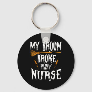 Hexe Nurse Funny Sprichwort Kostüm Easy Halloween Schlüsselanhänger