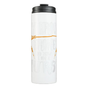 Hexe Nurse Funny Sprichwort Kostüm Easy Halloween  Thermosbecher