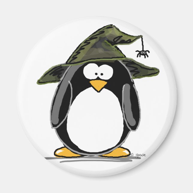 Hexe Penguin Magnet (Vorne)
