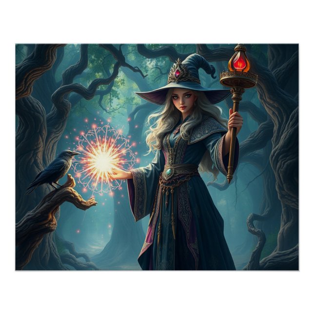 Hexe Poster (Vorderseite)