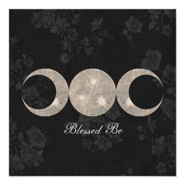 Hexe Prim Triple Moon Goddess Poster (Vorderseite)