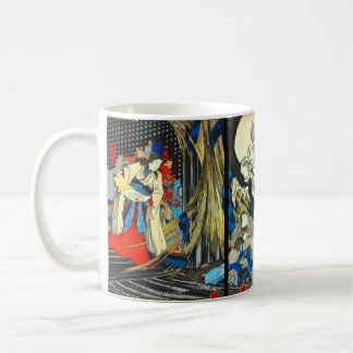Hexe-Prinzessin-und Skelett-Erscheinung 1844 Kaffeetasse