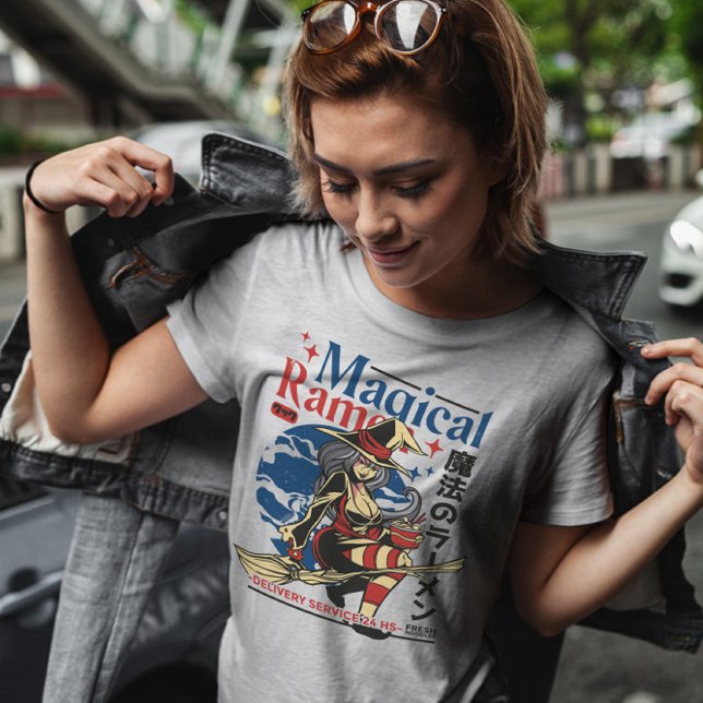 Hexe Ramen Noodles Fanatsy T-Shirt (Von Creator hochgeladen)
