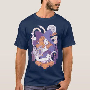 Hexe Reading Book Fantasy Hexen Magie T-Shirt