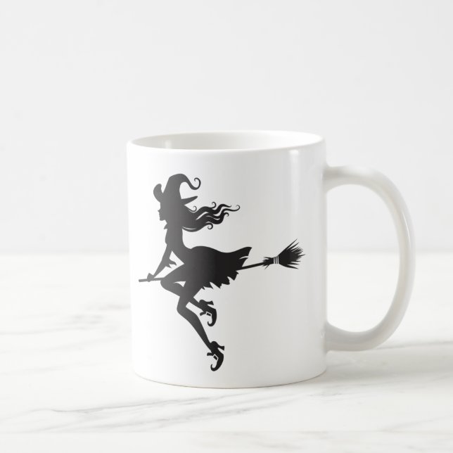 Hexe-Reitbesen Halloween Thunder_Cove Tasse (Rechts)