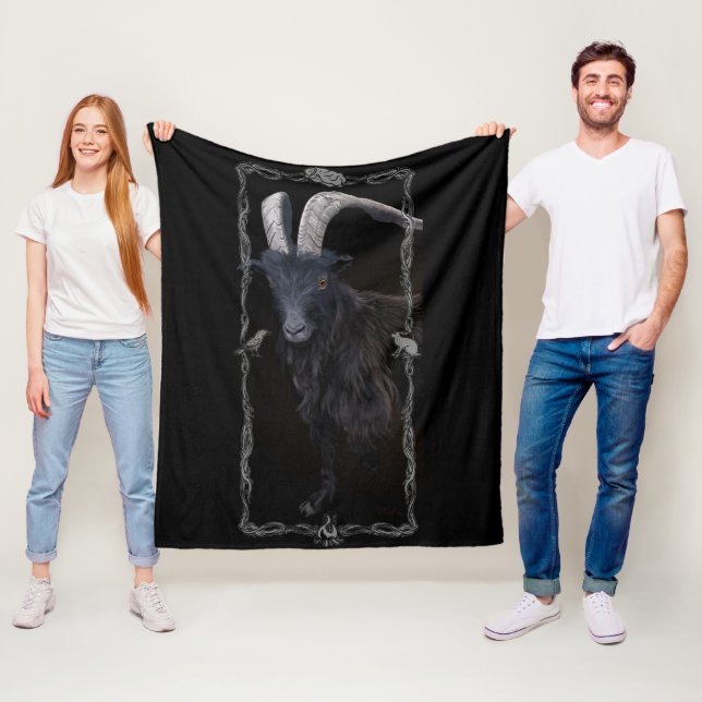 Hexe-Sabbat Fleecedecke (Beispiel)