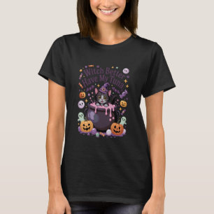 Hexe sollte besser mein Thunfisch-Katze-Design hab T-Shirt