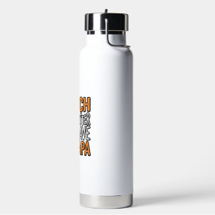 Hexe sollte besser meinen Papa Halloween-Vater-Shi Trinkflasche
