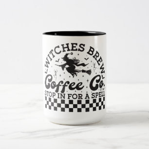 Hexe-Tasse Zweifarbige Tasse