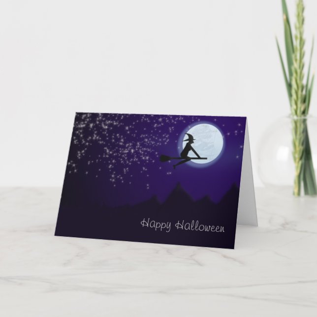 Hexe über die Berge Karte (Vorderseite)