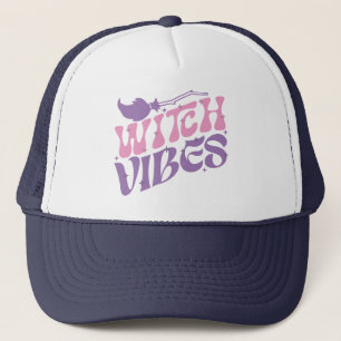 Hexe Vibes Halloween Magic Broom Truckerkappe