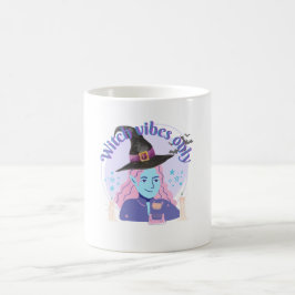 Hexe Vibes nur ästhetische Halloween-Tasse Kaffeetasse