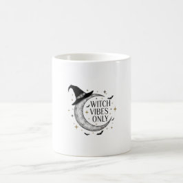Hexe Vibes nur Moon Halloween Spooky Kaffeetasse
