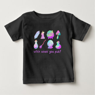 Hexe würdest du wählen baby t-shirt