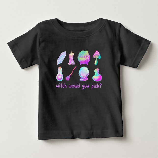 Hexe würdest du wählen baby t-shirt (Vorderseite)
