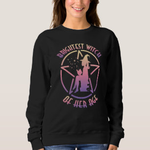 Hexe zum Lesen von Büchern Kleidung Mädchen Pajama Sweatshirt
