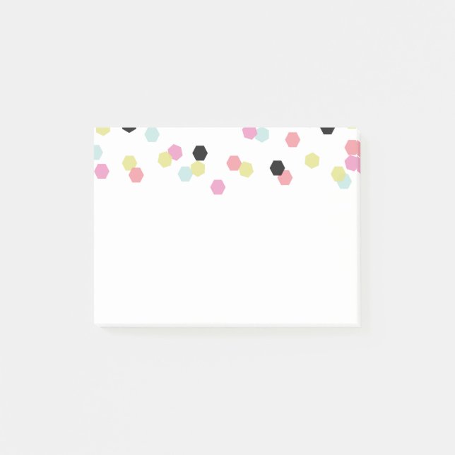 HexeConfetti - Post-Itanmerkungen Post-it Klebezettel (Vorderseite)