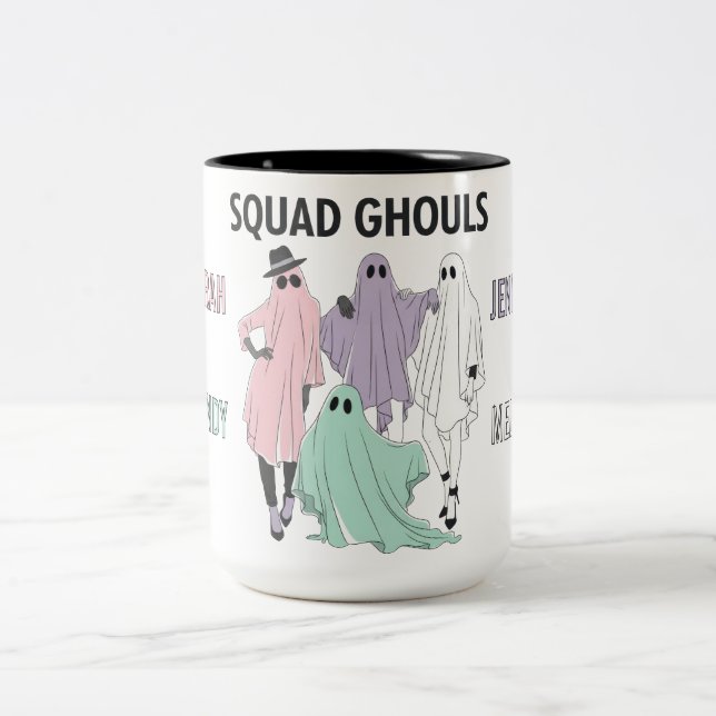 Hexed Hallowen Zweifarbige Tasse (Mittel)