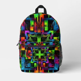 "Hexegrid" Bedruckter Rucksack
