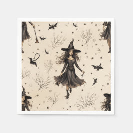 Hexen Bats Halloween Serviette