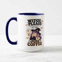 Hexen, bitte Navy große Tasse Halloween-Geschenk