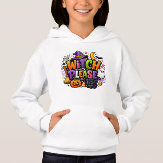 HEXEN, BITTE Süßer gruseliger Halloween-Style Hoodie