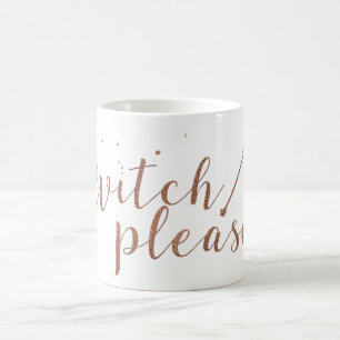 Hexen, Bitte Tasse   Lustige Minimalistische Hallo