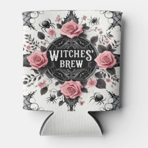 Hexen-Bräu Gothic-Blumendesign Dosenkühler