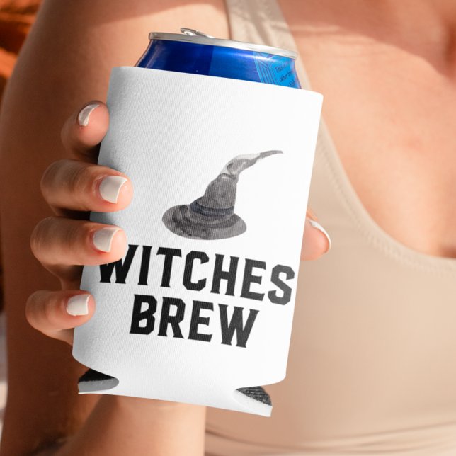 Hexen Brew | Funny Halloween Hexenhut Dosenkühler (Von Creator hochgeladen)