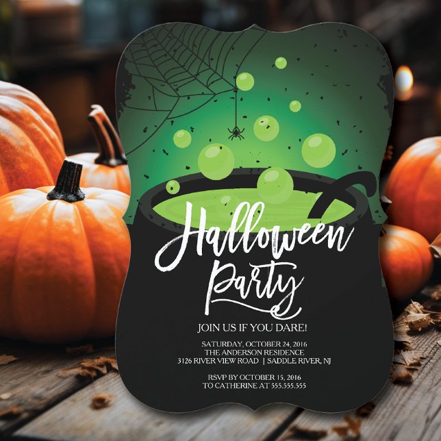Hexen Brew-Halloween-Party Einladung (Von Creator hochgeladen)