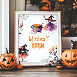 Hexen Brew-Halloween-Party Poster