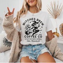 Hexen Brew Salem Kaffee Addict Halloween Hexe