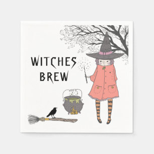 Hexen Brew Spooky Hexe Serviette