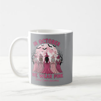 Hexen-Brustkrebsaufklärung Kaffeetasse