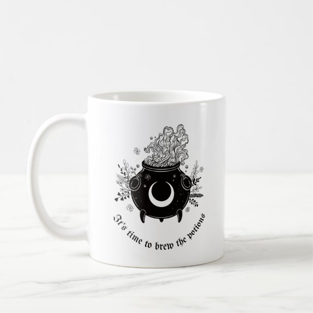 Hexen cauldron witzig kaffeetasse (Links)