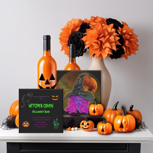 Hexen Coven Halloween Bash Party Einladung (Von Creator hochgeladen)