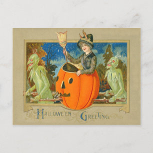 Hexen-Dämon Jack O Lantern Teufel Postkarte