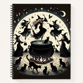 Hexen Dans: Verzauberte Ansammlung des Waldes Notizbuch