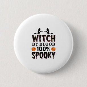 Hexen-DNA-Design Gruseliger Halloween-Humor_1 Button