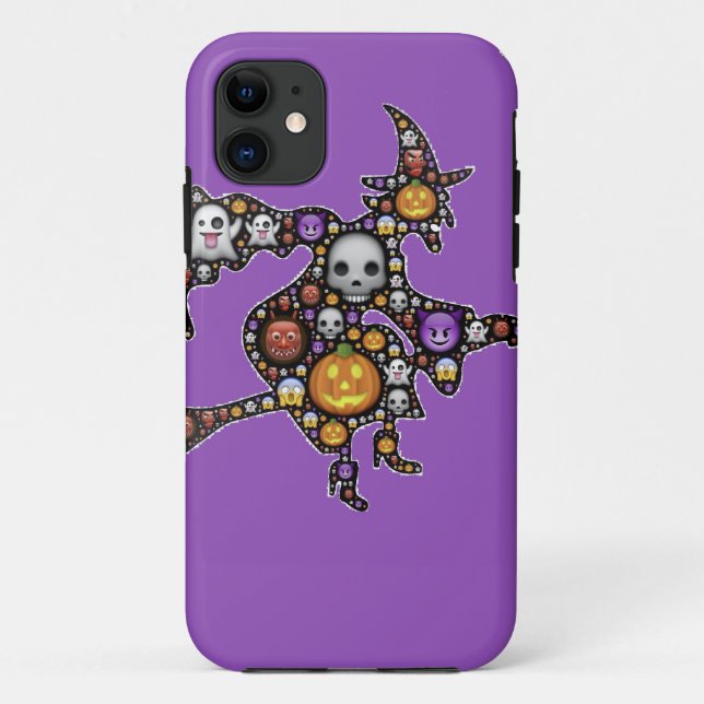 Hexen-Emoji Case-Mate iPhone Hülle (Rückseite)