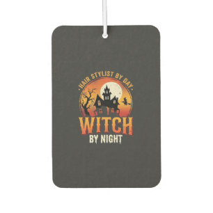 Hexen-Friseur Halloween Vintage Design_1 Autolufterfrischer