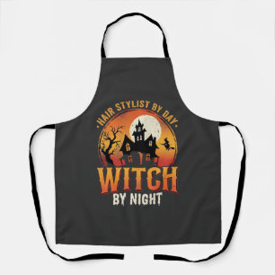 Hexen-Friseur Halloween Vintage Design_1 Schürze