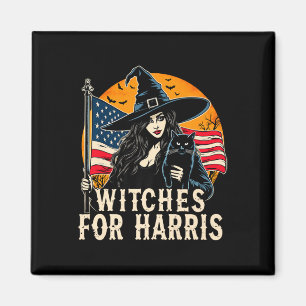 Hexen für Kamala Harris Halloween Politische Elek Magnet