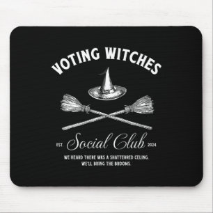Hexen für Kamala Harris Halloween-Wahlen Mousepad