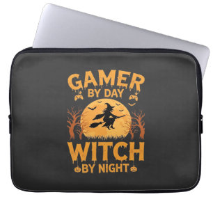 Hexen-Gamer Halloween-Gaming-Design Laptopschutzhülle