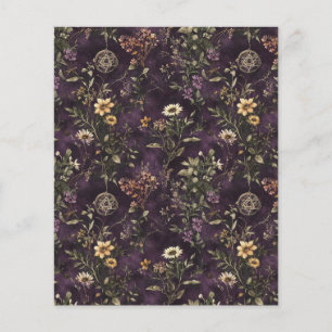 Hexen Garden Twilight Scrapbook Paper - Mystical
