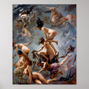 Hexen gehen zu ihrem Sabbat   Falero   Poster