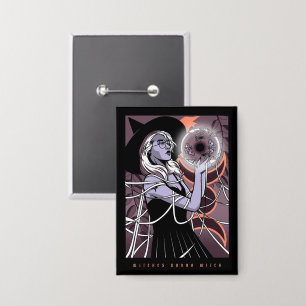 Hexen Gonna Witch Button - Mystic Hexchy