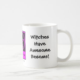 Hexen haben fantastische Besoms! Heidnische Wiccan Kaffeetasse